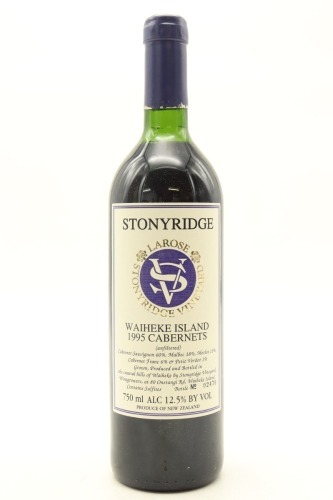 (1) 1995 Stonyridge Vineyard Larose, Waiheke Island (TS)