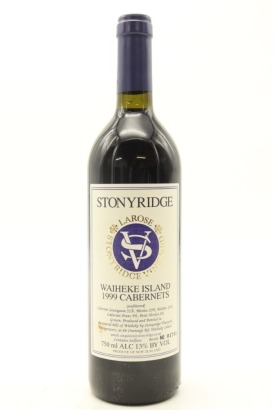 (1) 1999 Stonyridge Vineyard Larose, Waiheke Island