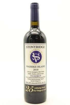 (1) 2010 Stonyridge Vineyard Larose, Waiheke Island (OWC)