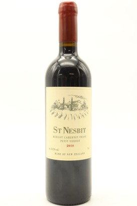 (1) 2010 St Nesbit Cabernet Merlot Petit Verdot, Auckland