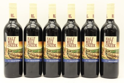 (6) 2021 Half Mile Creek Cabernet Sauvignon, South Eastern Australia