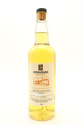 (1) Springbank Hand Filled Distillery Exclusive Single Malt Scotch Whisky, 55.9% ABV