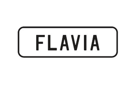 'FLAVIA' Personalised plate