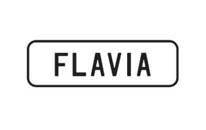 'FLAVIA' Personalised plate
