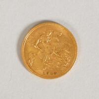 1914 Half Sovereign Coin