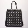 Alexander Wang, Black Leather, Dome Stud Cage, Shopper Bag
