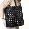Alexander Wang, Black Leather, Dome Stud Cage, Shopper Bag - 4