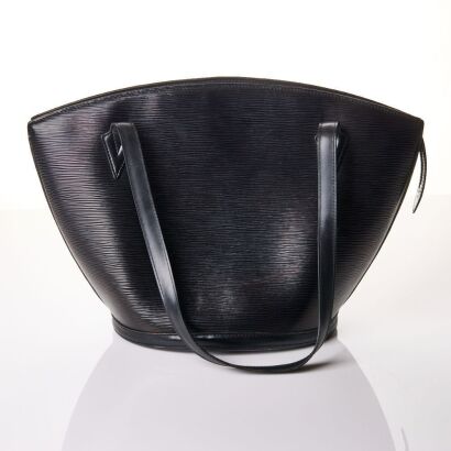 Louis Vuitton, Black Epi Leather St Jacques GM Bag