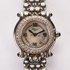 Stainless Steel, 26.5mm, Chopard, Happy Sport Ladies Quartz Wristwatch