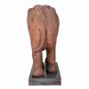 A Carved Wooden Elephant from Asia - 4