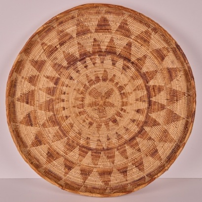 A Coil Woven Tray, Papua New Guinea