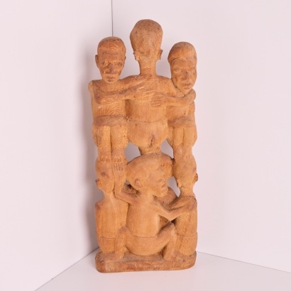 A Carved Depiction of Ancestors, Africa