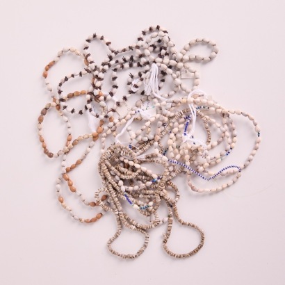 A Collection of Shell and Seed Necklaces, Tonga