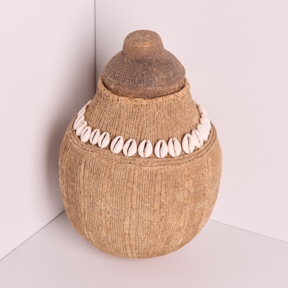A Gourd Milk Vessel, Ethiopia