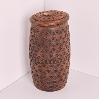 An Intricately Carved Jar, Papua New Guinea