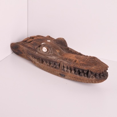 A Crocodile Canoe Prow, Papua New Guinea