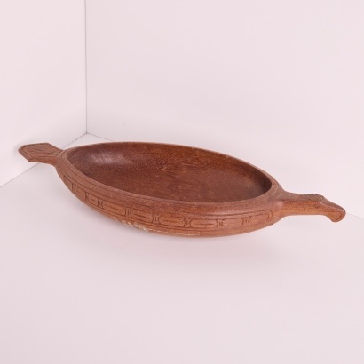 A Wood Carved Bird Feasting Bowl, Trobriand Islands