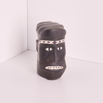 An Inlaid Wood Carving, Solomon Islands