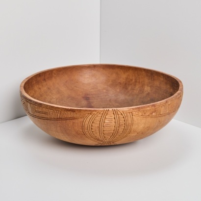 A Wood Carved Bowl, Trobriand Islands