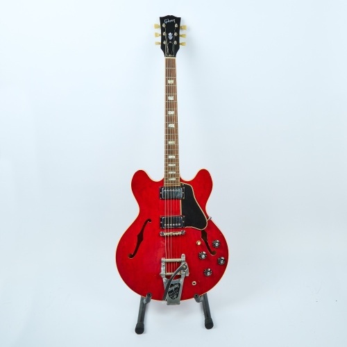 A Gibson Guitar ES-335TDC in Cherry Red