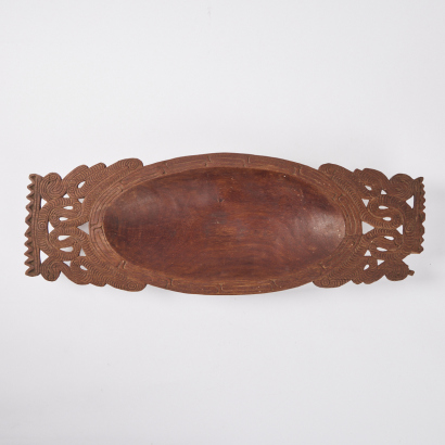 A Carved Bowl, Trobriand Islands, Papua New Guinea