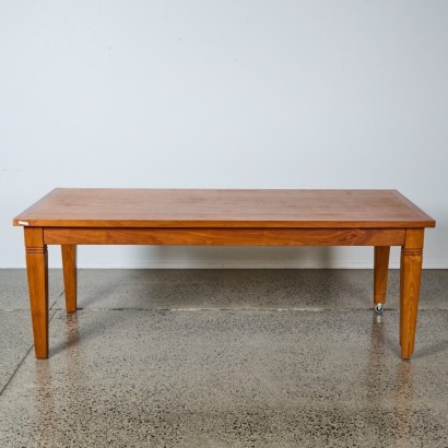A Large Teak Dining Table