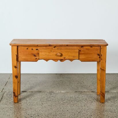 An English Country Baltic Pine Hall Table