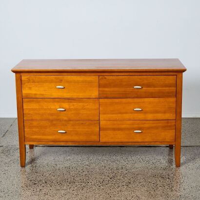 A Solid Wood Set of Drawers