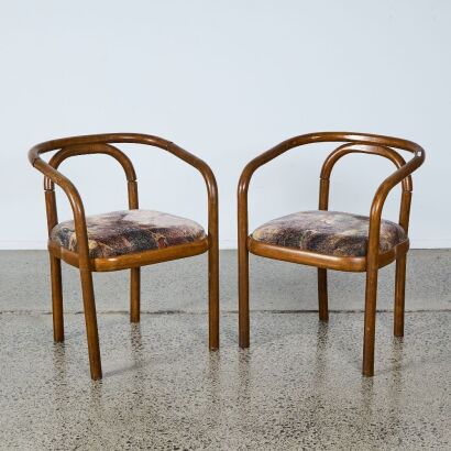A Pair of Dining Chairs by Antonin Suman for Ton, c. 1970s