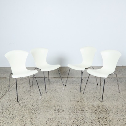 A Set of Four Niihau Chairs by Vico Magistretti for Kartell