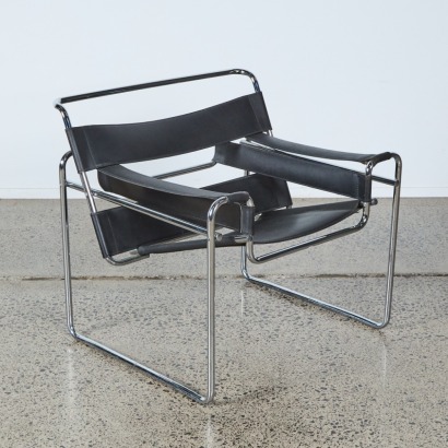A Wassily Style Chair by Marcel Bruer