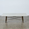 A Marble and Brass Coffee Table - 2
