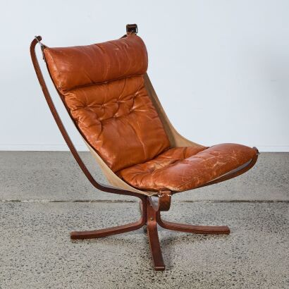 A Falcon Chair by Sigurd Resell