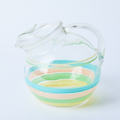 A Retro Striped Jug