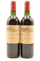 (2) 1990 Chateau Troplong Mondot, Saint-Emilion Grand Cru [JR17.5] [RP98]
