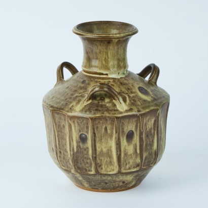 A Michael Block Narrow Neck Vase