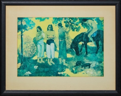 A Vintage Gaugin Reproduction Print