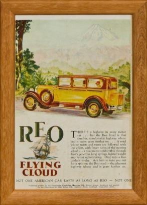 An Original Lithographic Reo Flying Cloud