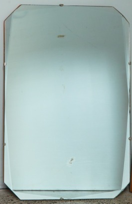 A Vintage Bevel Edge Mirror