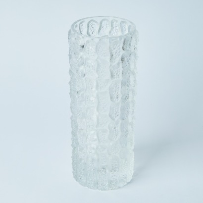 A Vintage Olovolis Glass Vase by Jiri Repasek