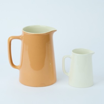 A Pair of Crown Lynn Hotel Jugs, Glaze Flaw
