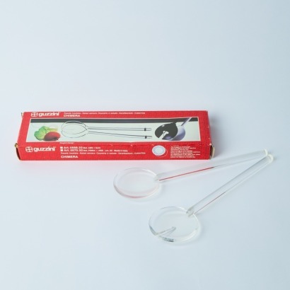 Two Pairs of Guzzini Acrylic Salad Servers