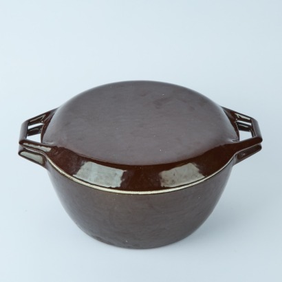 A Danish Mid-Century Cast Iron Casserole Dish