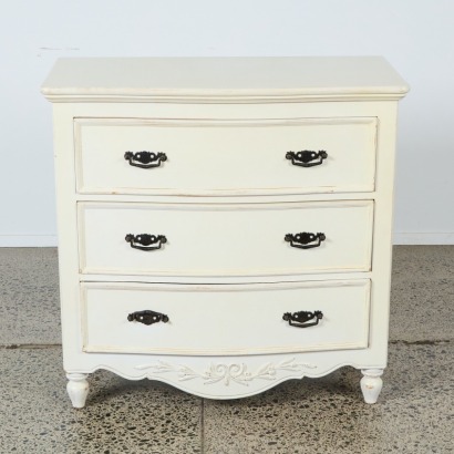 A French Country Three Drawer Unit