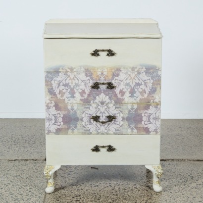 A Four Drawer Bespoke Lowboy
