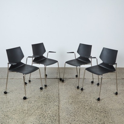 A Set of Four FLY Chairs by C / B Claudio Bellini Design