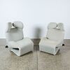 A Pair of Wink Chairs by Toshiyuki Kita for Cassina