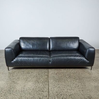 A Leather Lounge Suite