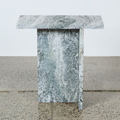A Granite Side Table