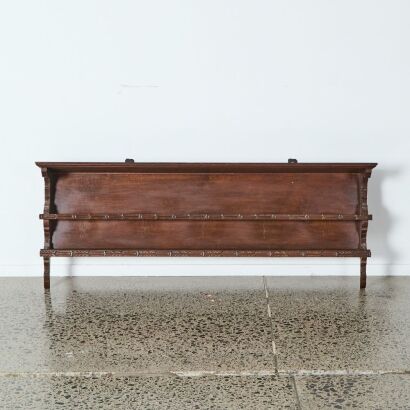 An Indonesian Old Hardwood Wall Shelf